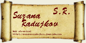 Suzana Radujkov vizit kartica